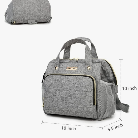 NWT FHELAND small diaper bag, tote bag backpack - Picture 12 of 13